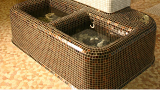 Kneipp cold-hot water footbath